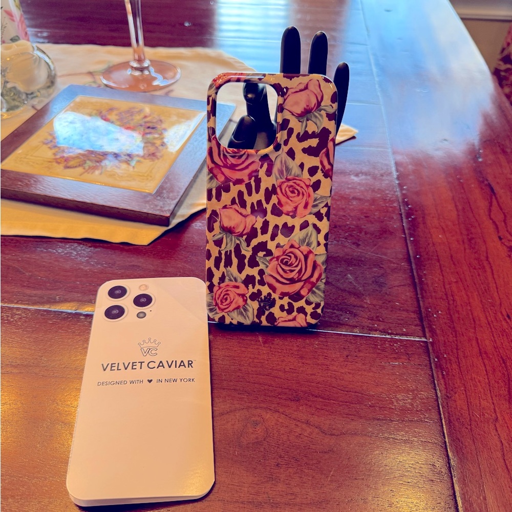 Velvet Caviar Rosy Leopard iPhone Case 15 Pro Max